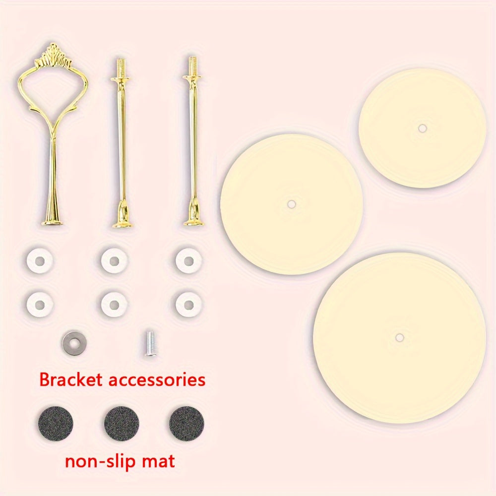 Royal European 3-Tier Wooden Stand – Vintage Palace Decor