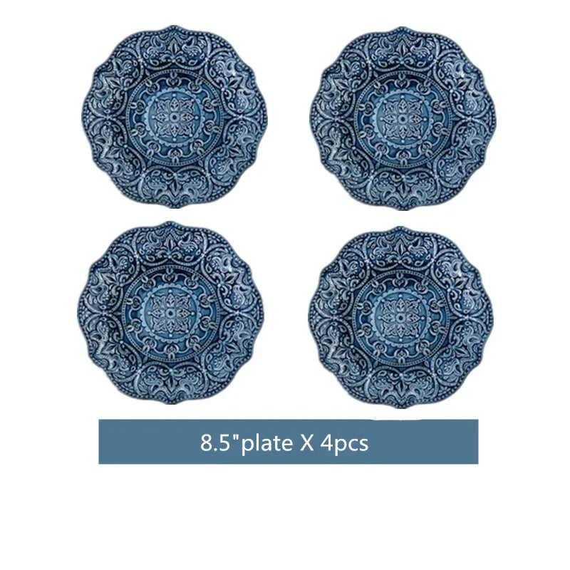 "Classic Relief" Western Embossed Ceramic Dinnerware Series