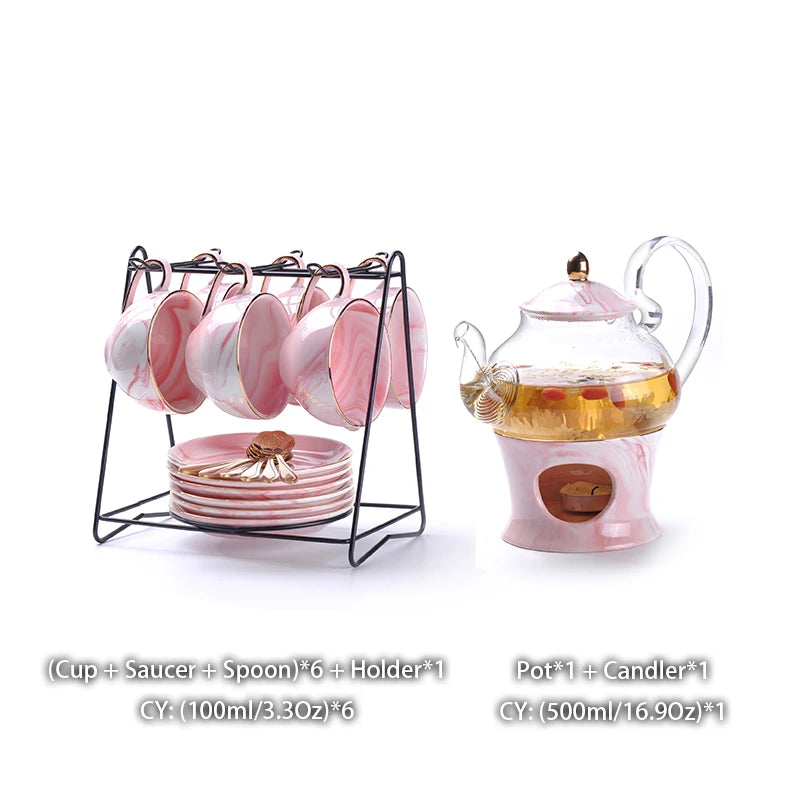 Diraa Marbling Set with Warmer.