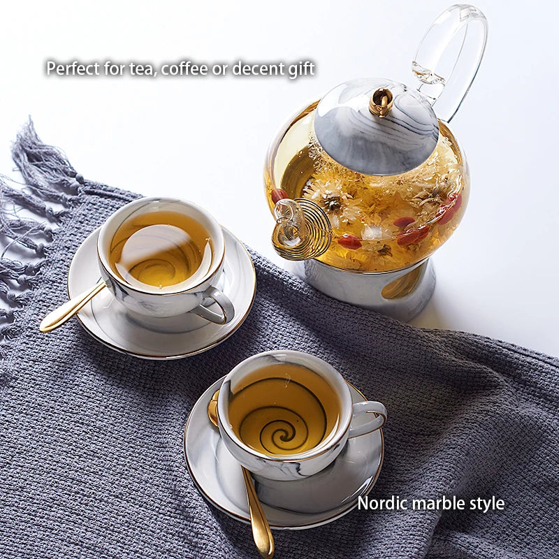 Diraa Marbling Set with Warmer.