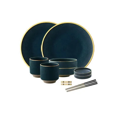 KINGLANG Korin Series Ceramic Dinner Set – Plates & Bowls