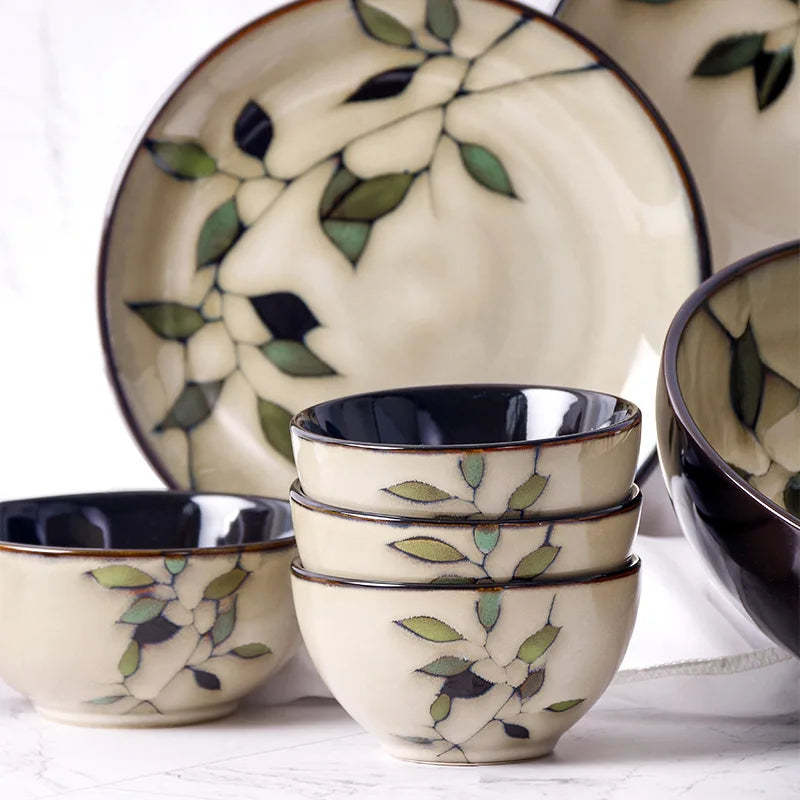 LingAo Creative Hand-Painted Ceramic Collection – Japanese & Korean Style