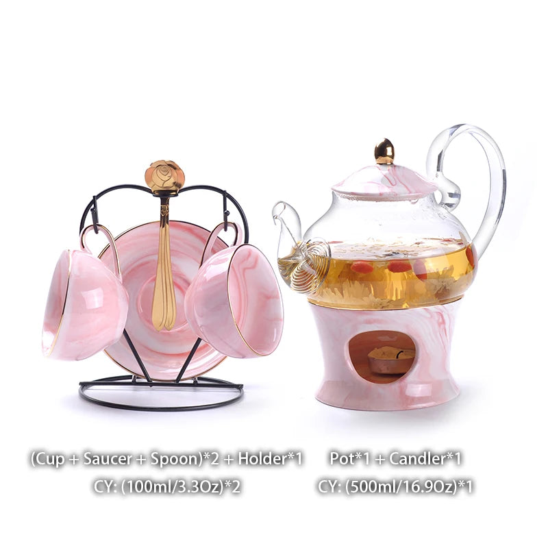 Diraa Marbling Set with Warmer.