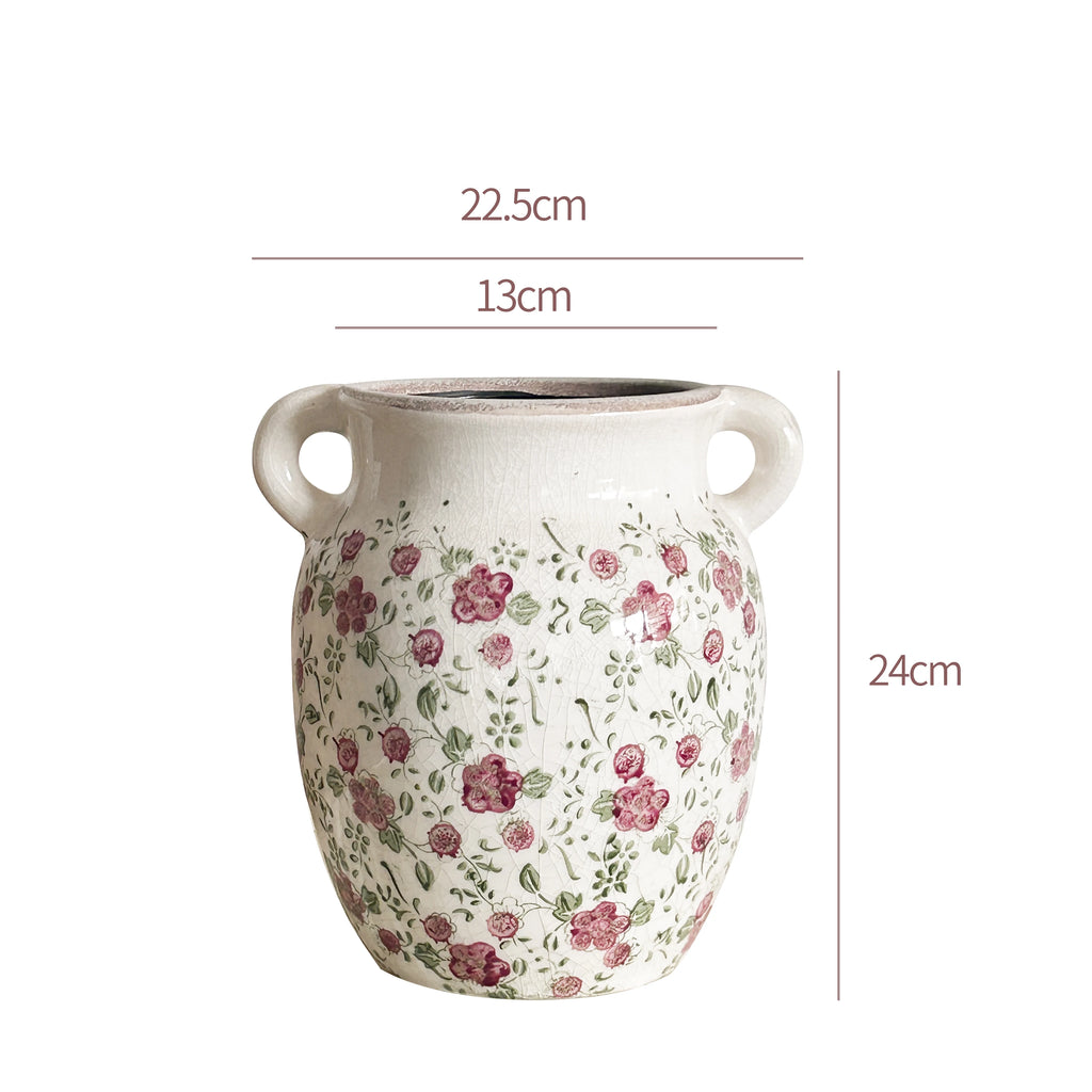 Eclectic Fusion Handmade Ceramic Vase – Medieval & Oriental Blend