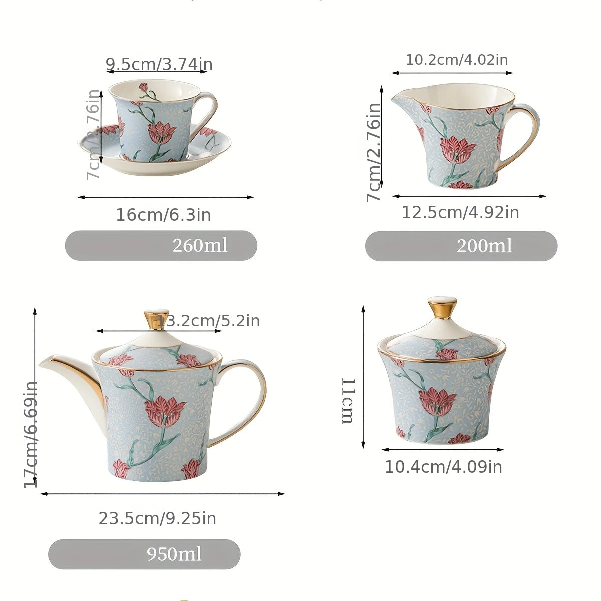 Royal Ladies' Tea Party Set.