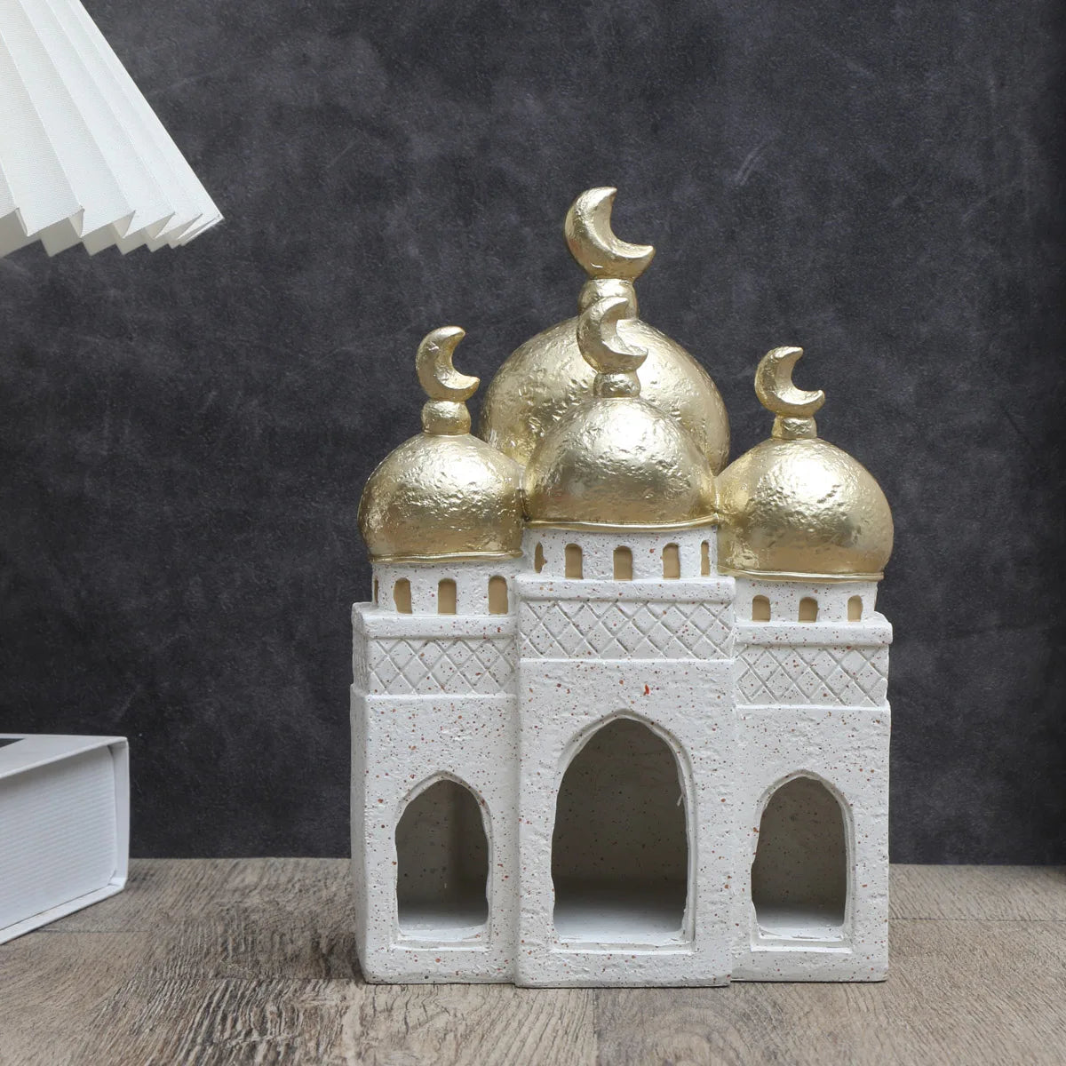 Islamic Kaaba & Mosque Replica – Desktop Decor & Candlestick