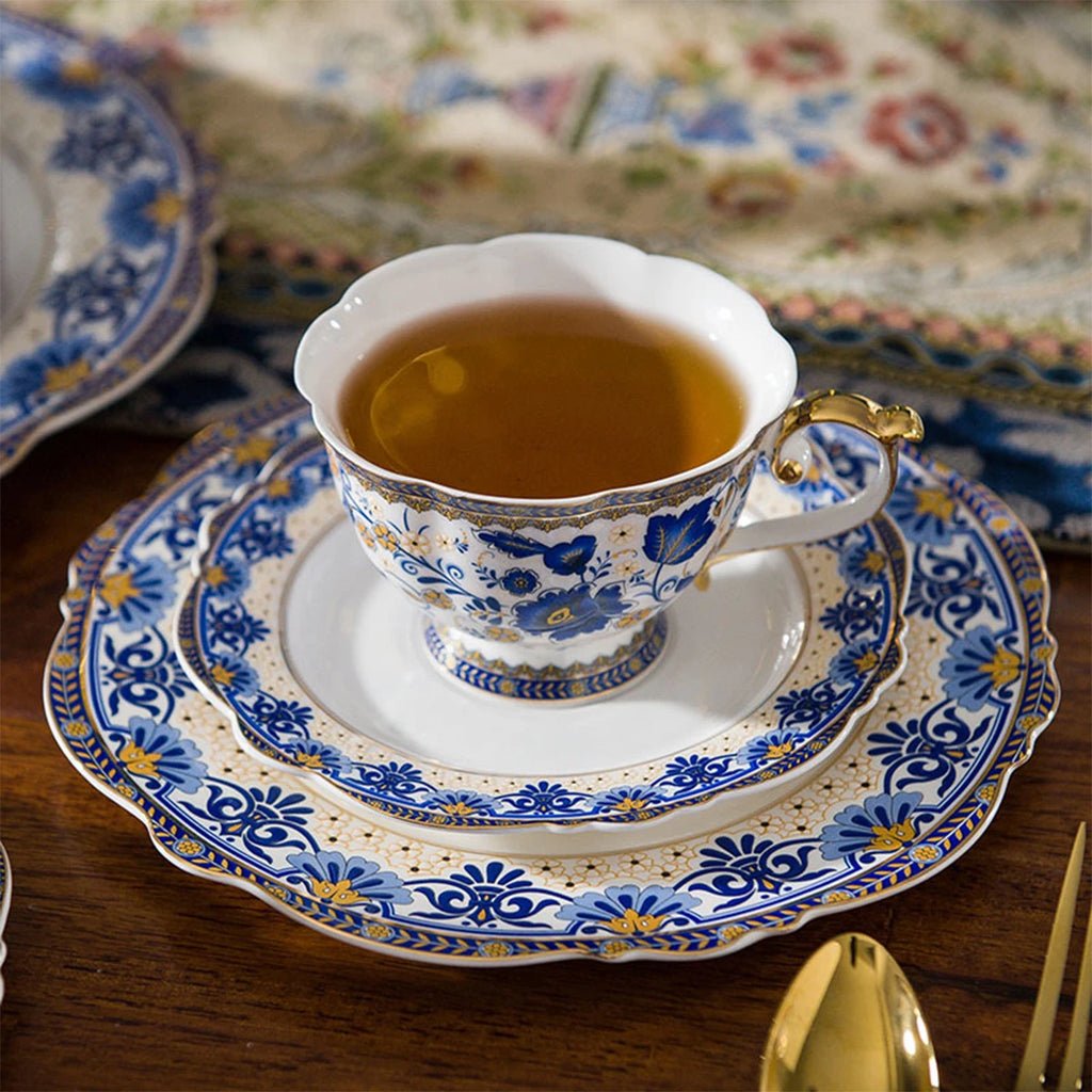 Royal Blue & White Tea Set.