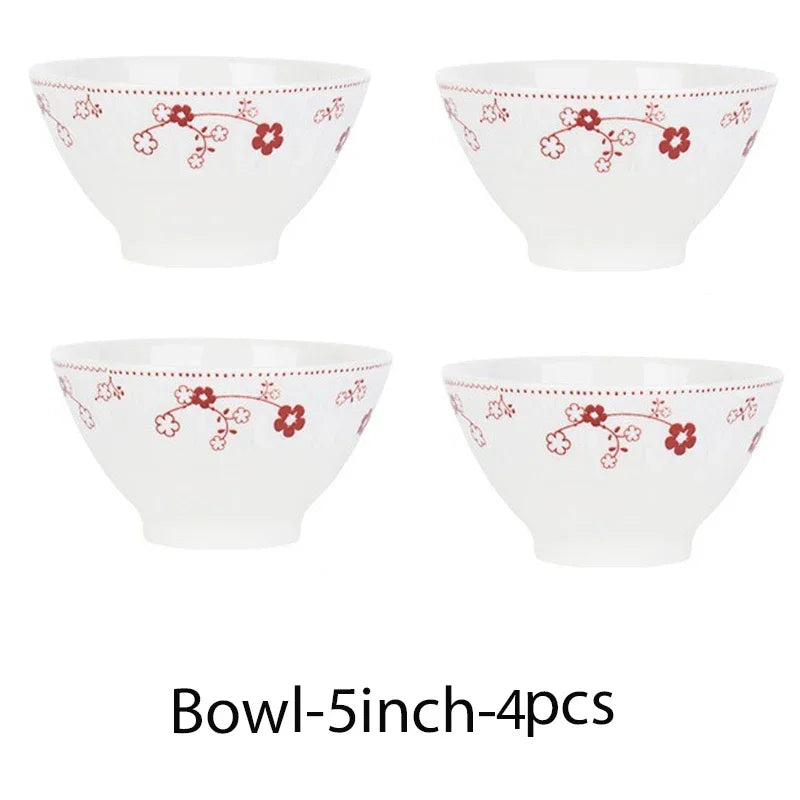 Vintage Floral Dinnerware.