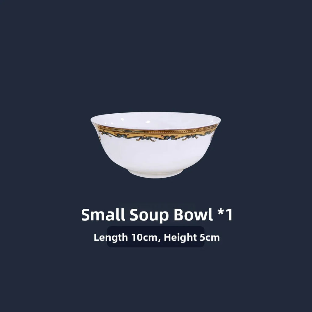 Imperial Gold Rim Bone China Collection – Build Your Own Dinner Set