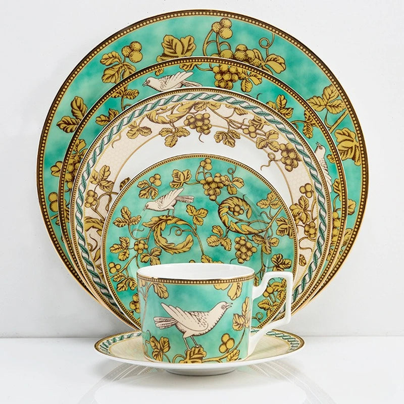 Luxury Western Restaurant Tableware – Trendy Bone China