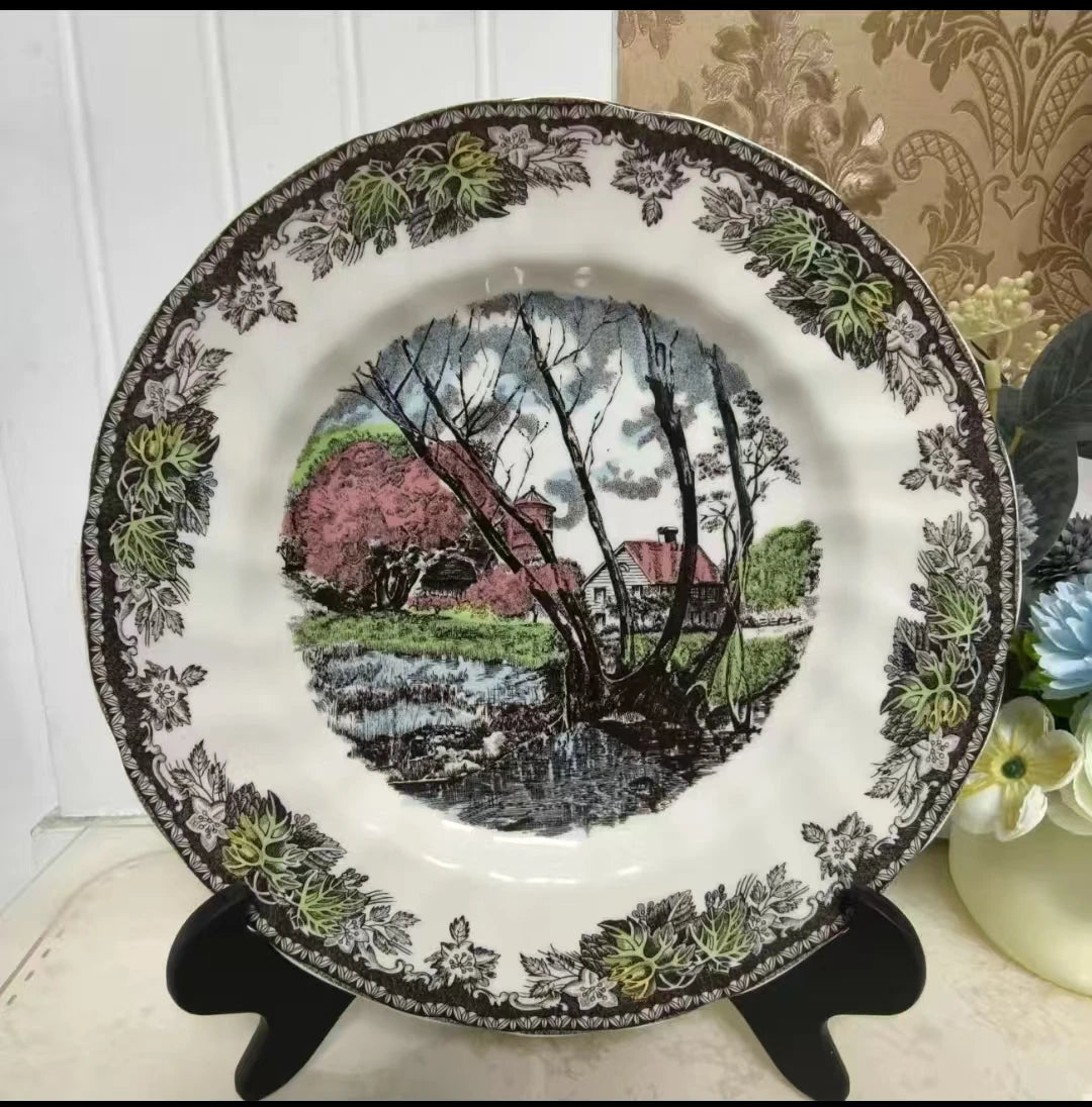 Holiday Manor"  Dinner & Steak Plate