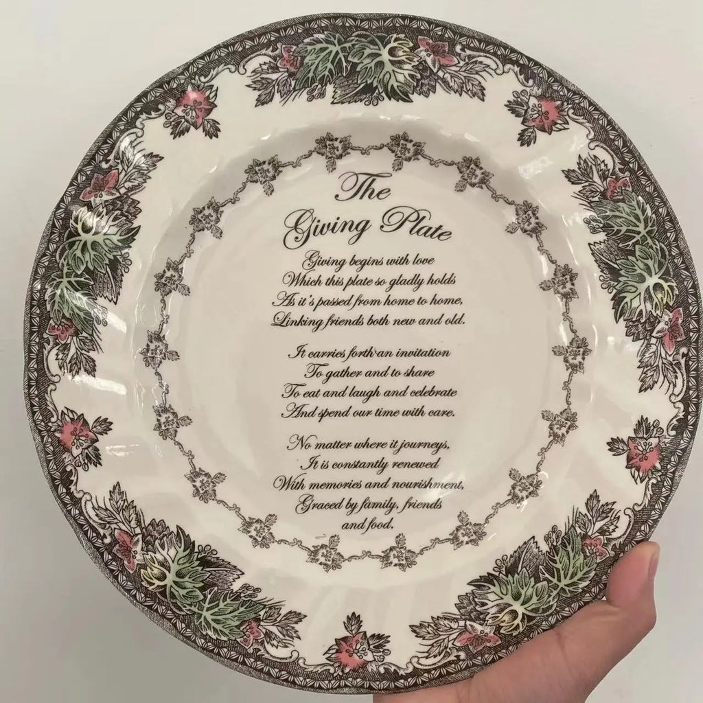 Holiday Manor"  Dinner & Steak Plate