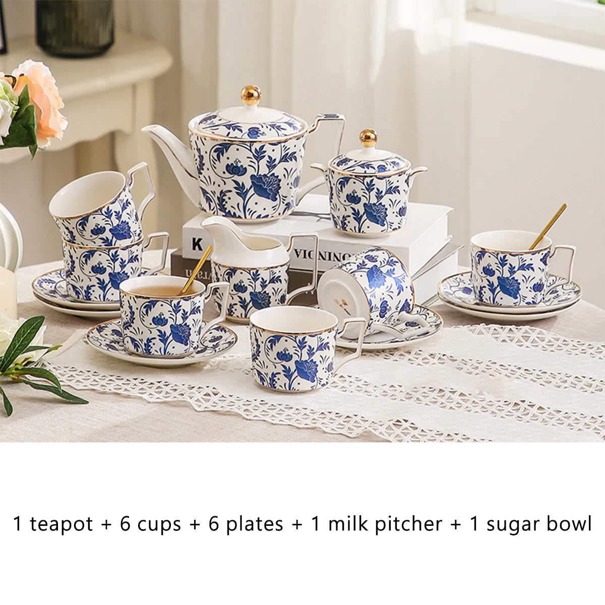 Royal Blue Ladies' Tea Set.