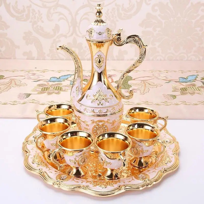 European Retro Palace Metal Wine/Drink Set