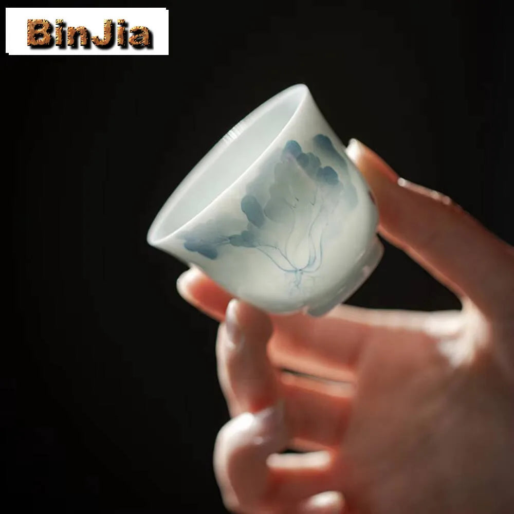 Master Cup Set – Chinese Traditional Cabbage Art (2 Pieces)