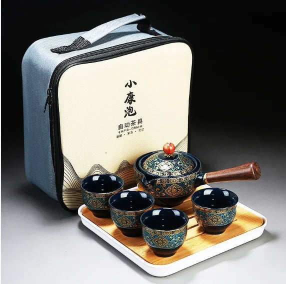 Portable Purple Clay Kung Fu Tea Set