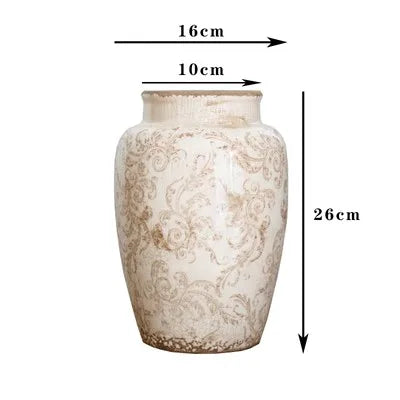 Eclectic Fusion Handmade Ceramic Vase – Medieval & Oriental Blend