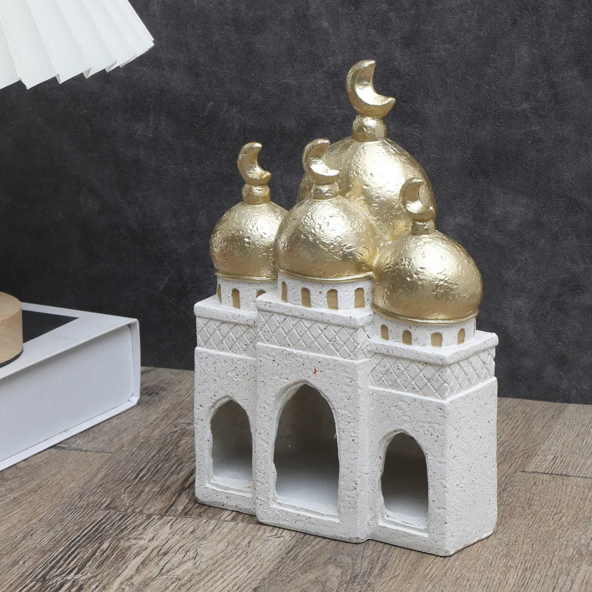 Islamic Kaaba & Mosque Replica – Desktop Decor & Candlestick