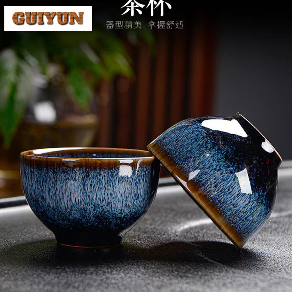 High-End Executive Chinese Tea Set (Ru Ware Edition)