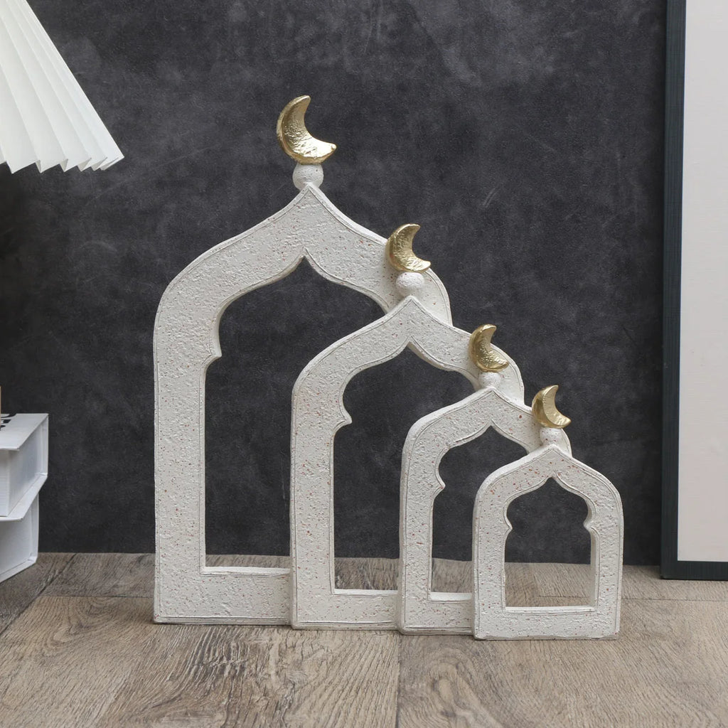 Islamic Kaaba & Mosque Replica – Desktop Decor & Candlestick