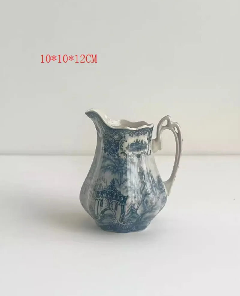 European Masterpiece "Blue Series" Rare Glazed Ceramic Collection – Plates, Vases & Pots