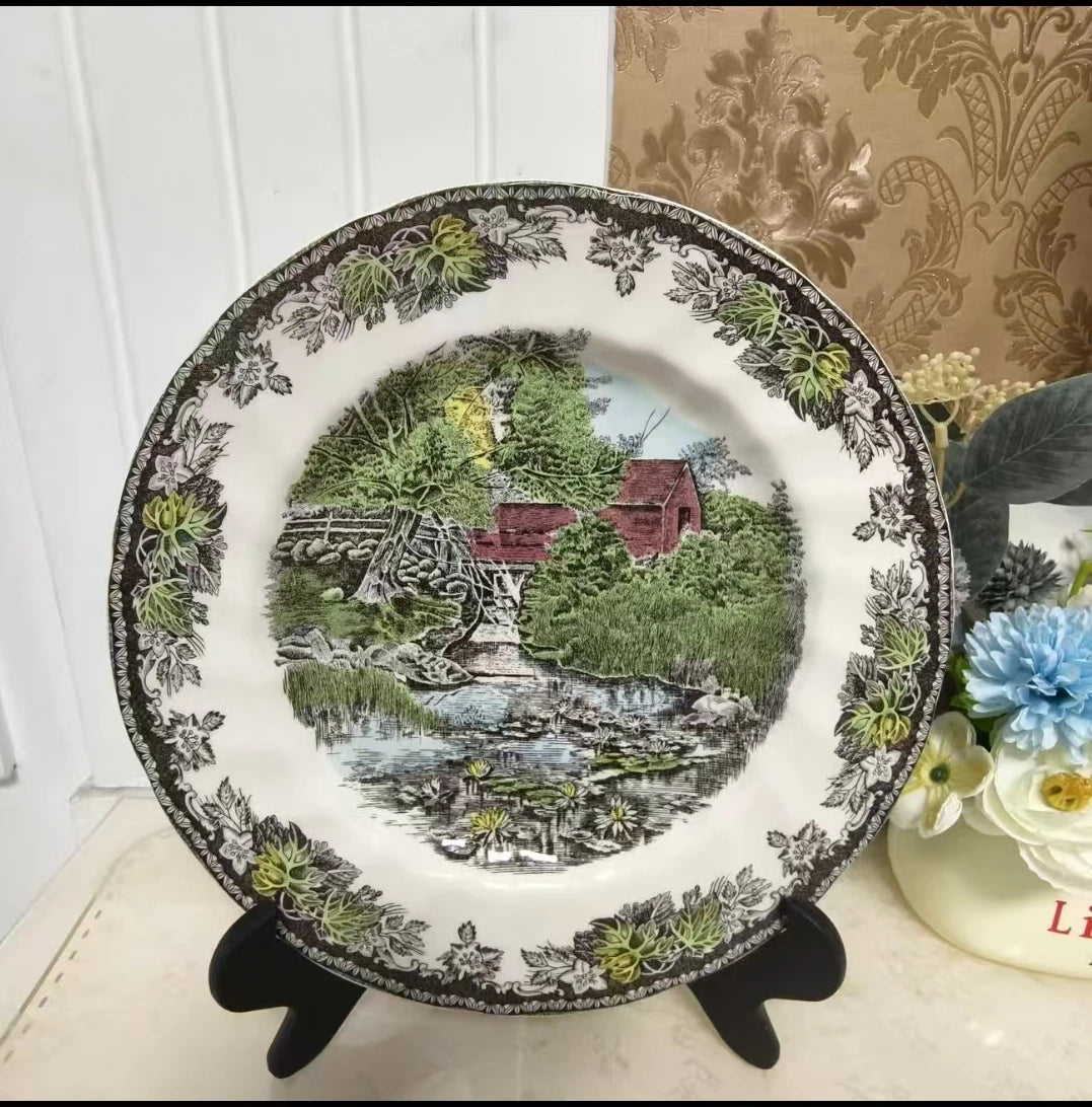 Holiday Manor"  Dinner & Steak Plate