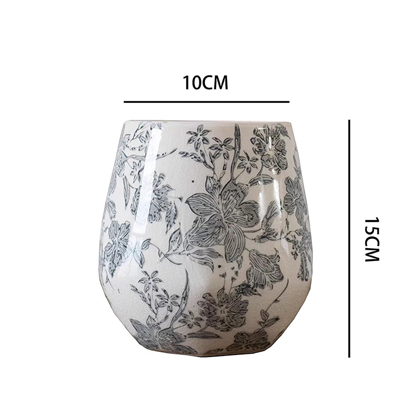 Eclectic Fusion Handmade Ceramic Vase – Medieval & Oriental Blend