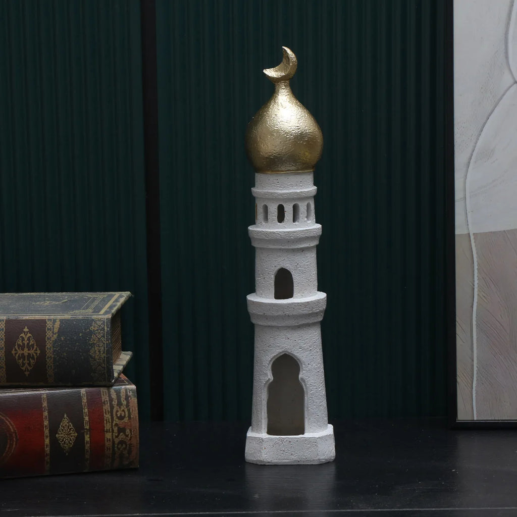Islamic Kaaba & Mosque Replica – Desktop Decor & Candlestick