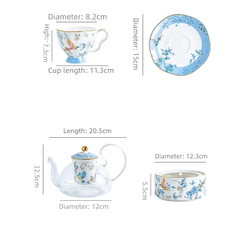 Light Luxury Ceramic Coffee Set (Housewarming Gift Box)