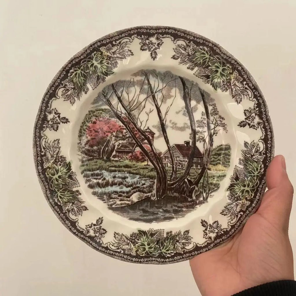 Holiday Manor"  Dinner & Steak Plate
