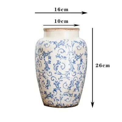 Eclectic Fusion Handmade Ceramic Vase – Medieval & Oriental Blend