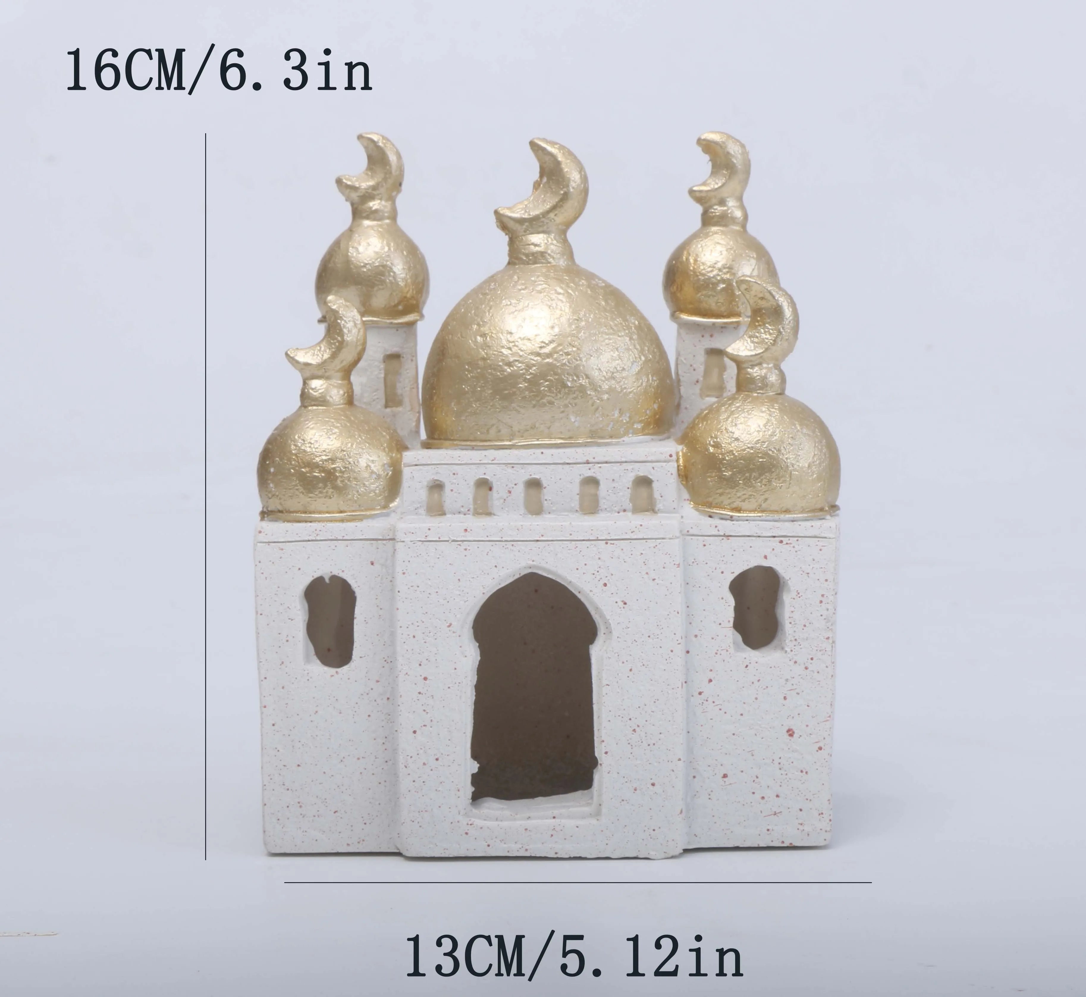 Islamic Kaaba & Mosque Replica – Desktop Decor & Candlestick