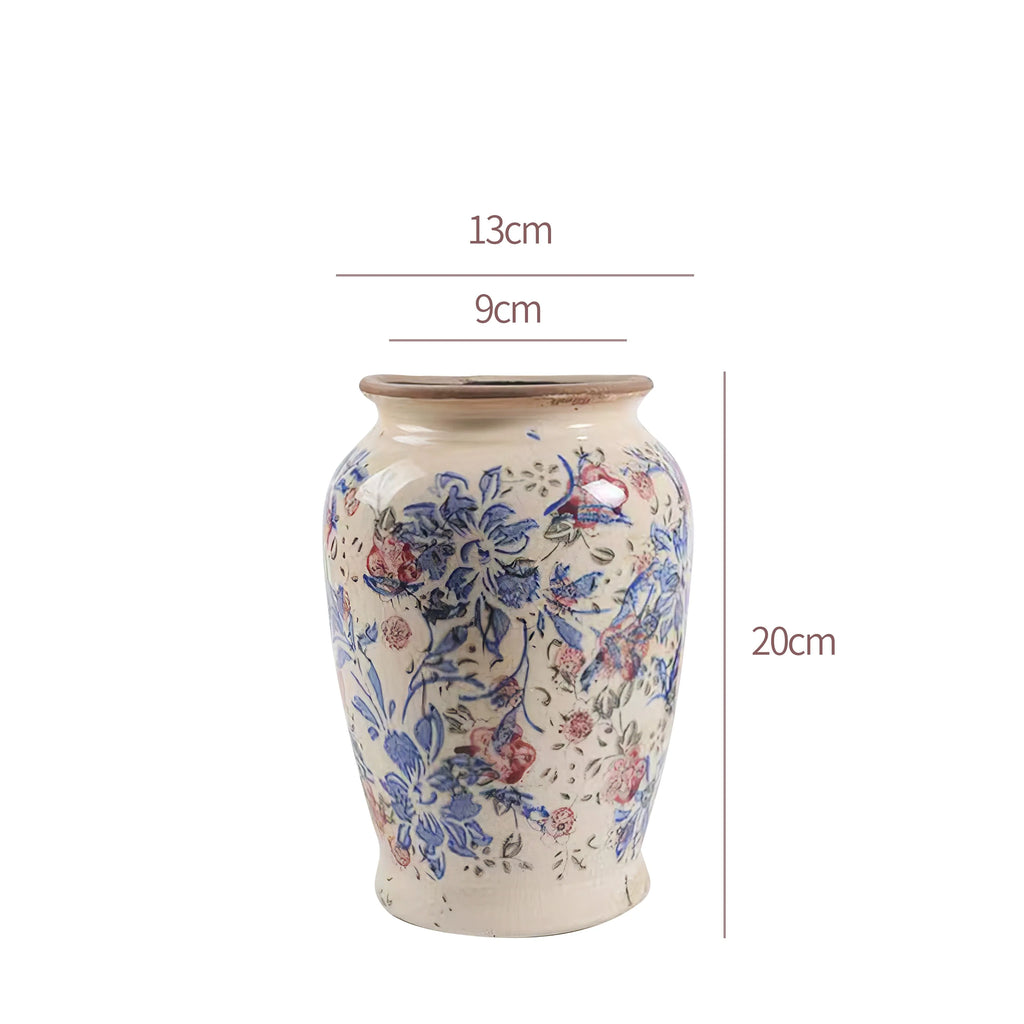 Eclectic Fusion Handmade Ceramic Vase – Medieval & Oriental Blend