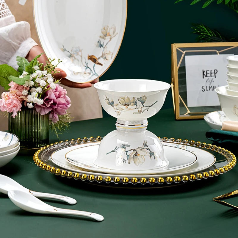 Royal Floral Dinner Set.