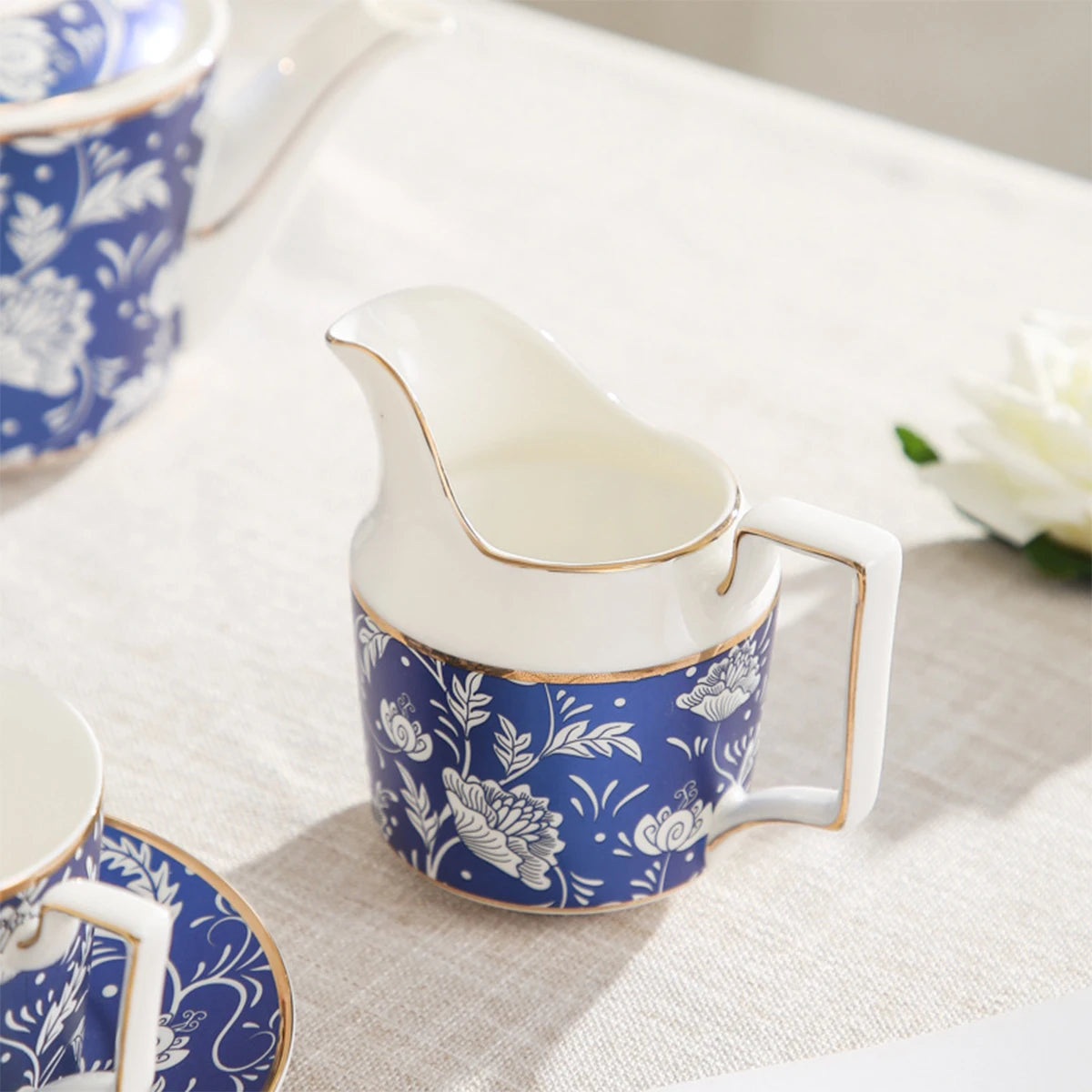 Royal Blue Tea Set.