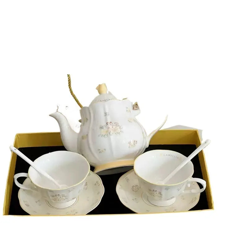 French Camellia Tea Set.