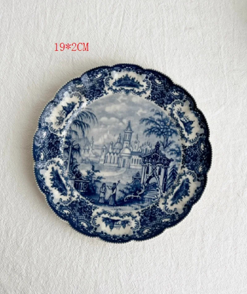 European Masterpiece "Blue Series" Rare Glazed Ceramic Collection – Plates, Vases & Pots