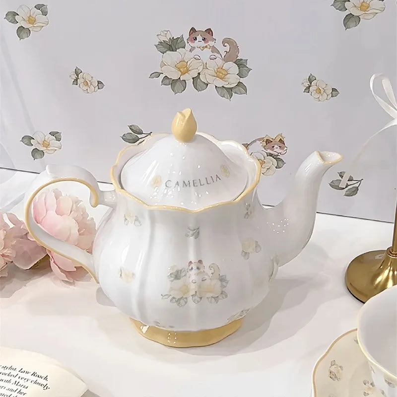 French Camellia Tea Set.