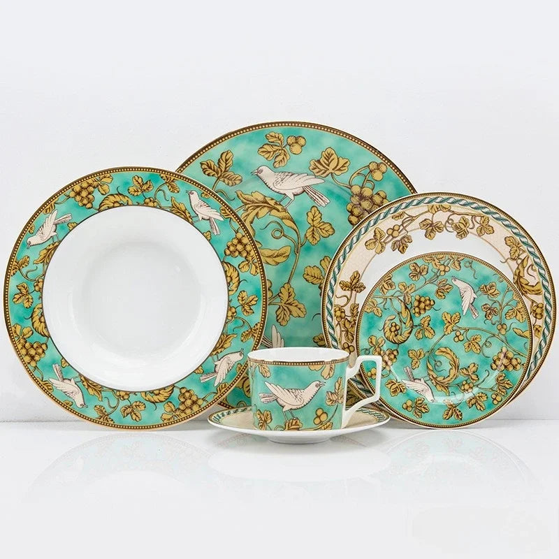 Luxury Western Restaurant Tableware – Trendy Bone China