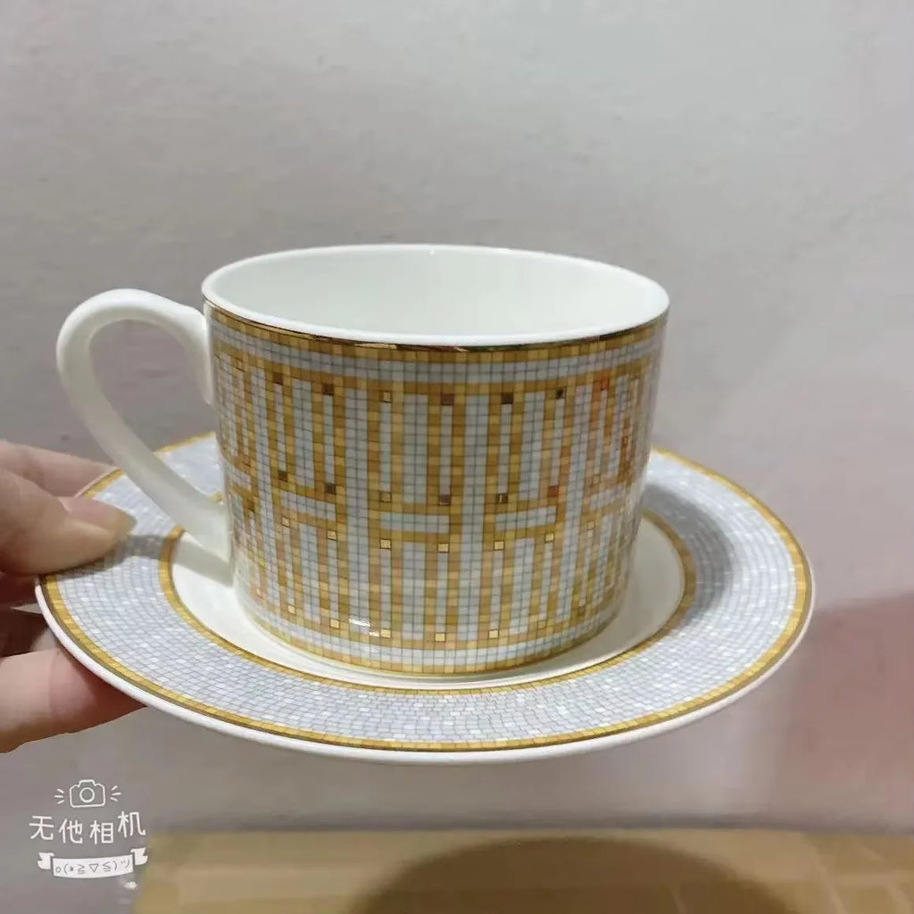 Modern Ceramic Drinking Cup Set – 12Pcs Novelty Gift Box