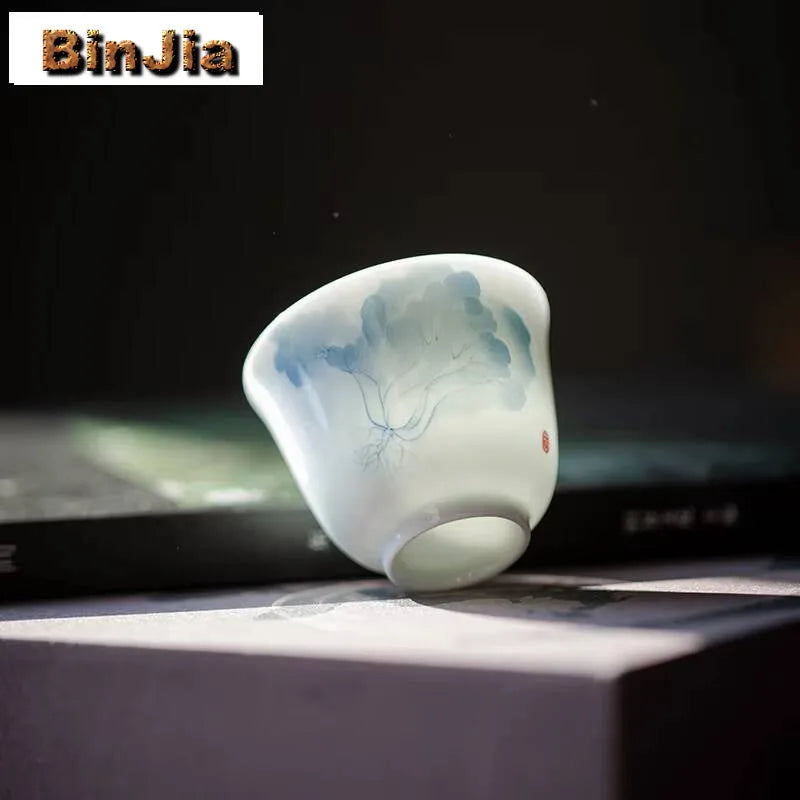 Master Cup Set – Chinese Traditional Cabbage Art (2 Pieces)