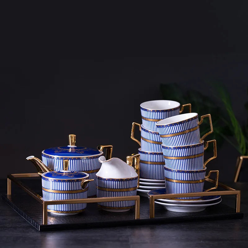 Exquisite Blue Relief Set.