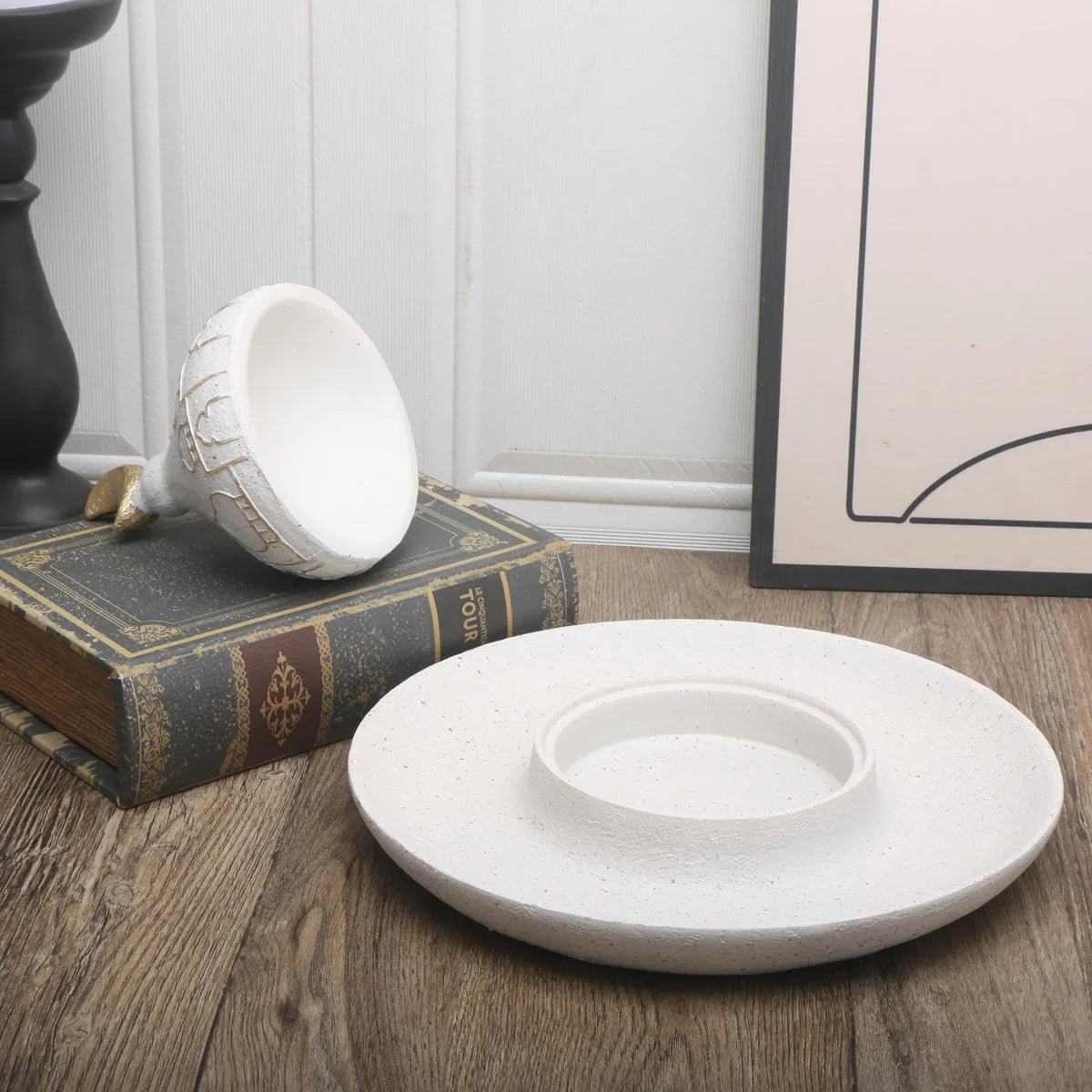 Middle Eastern Style Art Statue & Jewelry Box