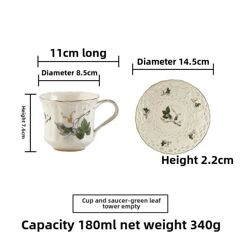 Retro Ceramic Tea & Coffee Set (Couple Gift)