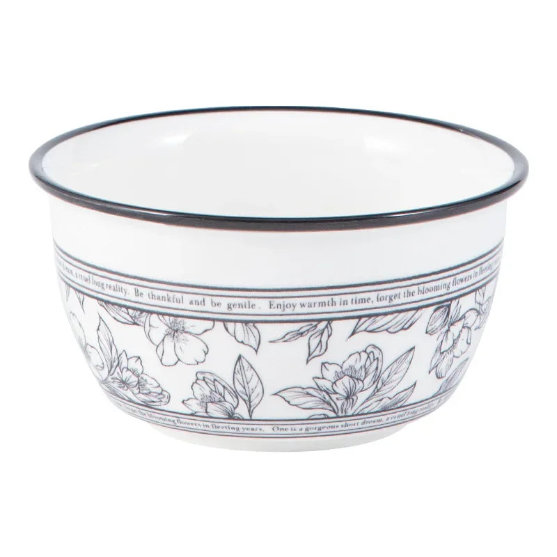 Premium Underglaze Ceramic Dinnerware Gift Set (Bowls & Dishes)