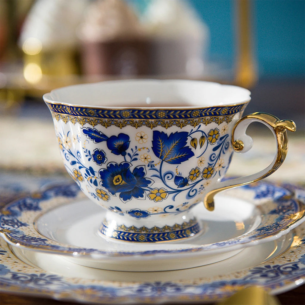 Royal Blue & White Tea Set.