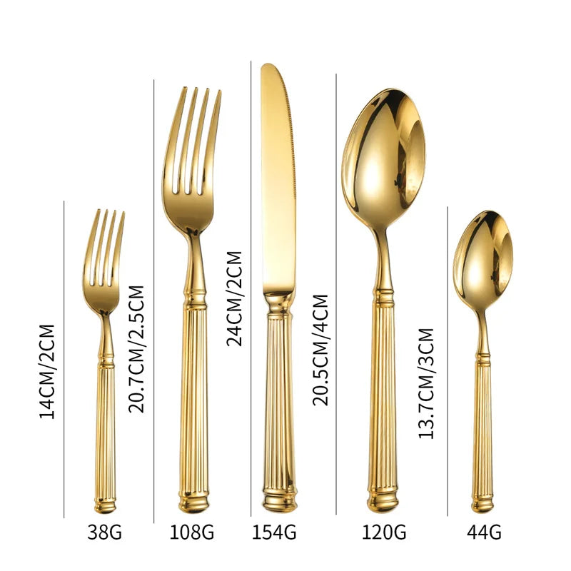 Golden Roman Architecture Set.