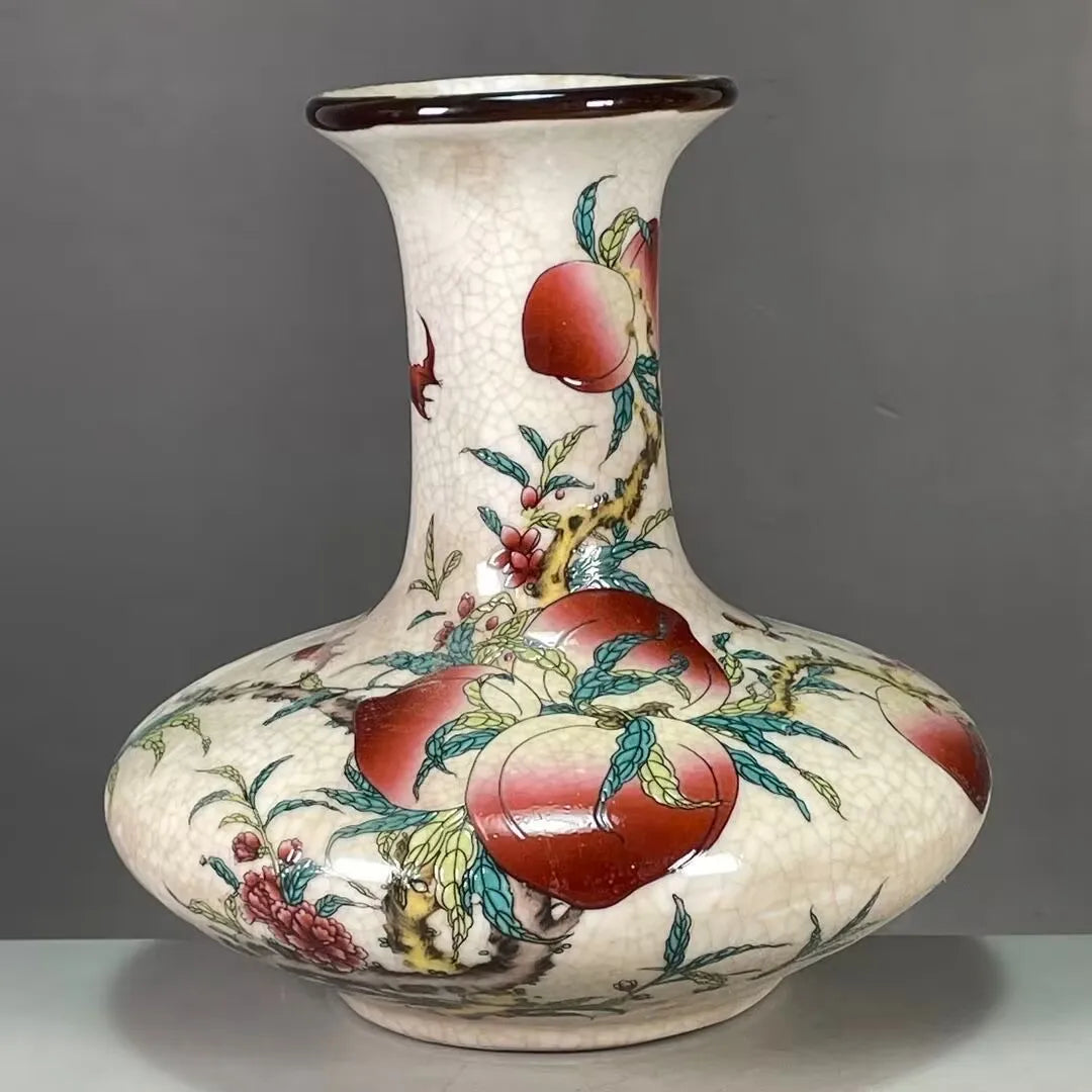 Exquisite Hand-Painted Porcelain Storage Jar – Vintage Collectible Art