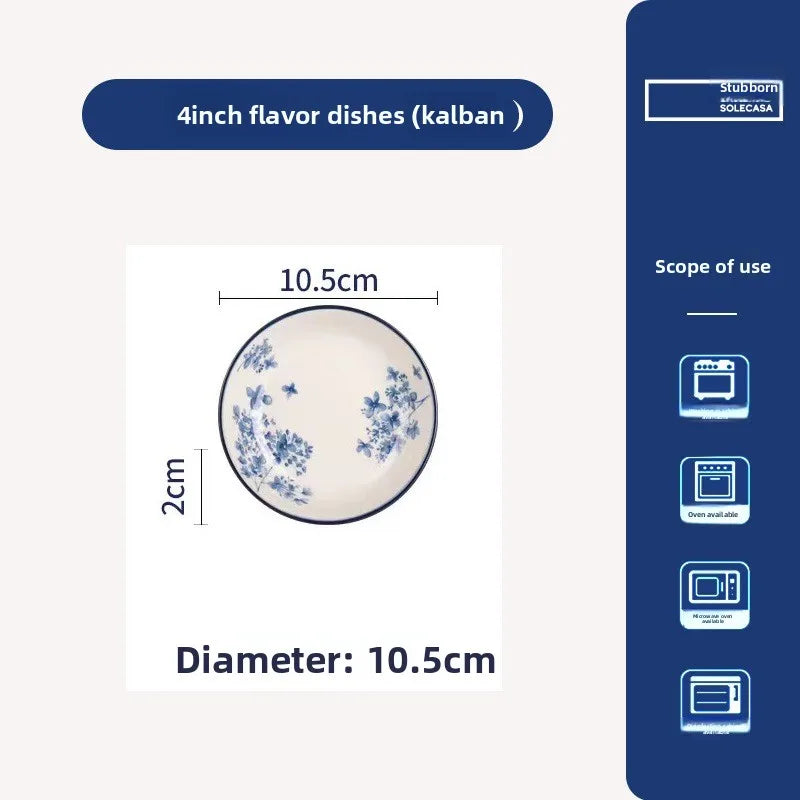 Imperial Glazed Chinese Dinnerware Set – High-End Ceramic Bowls & Plates