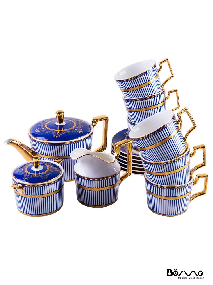 Exquisite Blue Relief Set.